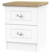 Vienna 2 Drawer Bedside Cabinet