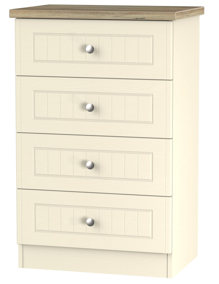 Vienna 4 Drawer Midi Chest Of Drawers