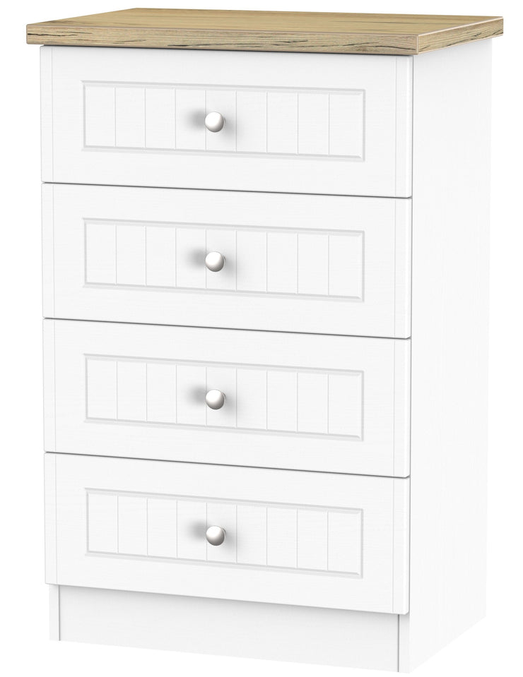 Vienna 4 Drawer Midi Chest Of Drawers