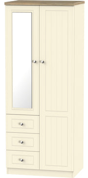 Vienna 2 Door 3 Drawer Combi Wardrobe