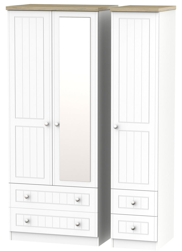 Vienna 3 Door 4 Drawer Combi Wardrobe