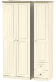 Vienna 3 Door 2 Left Drawer Tall Wardrobe
