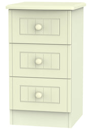 Warwick 3 Drawer Bedside Cabinet