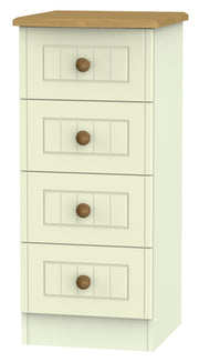 Warwick 4 Drawer Narrow Chest Of Drawers