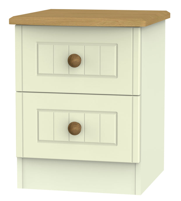 Warwick 2 Drawer Bedside Cabinet