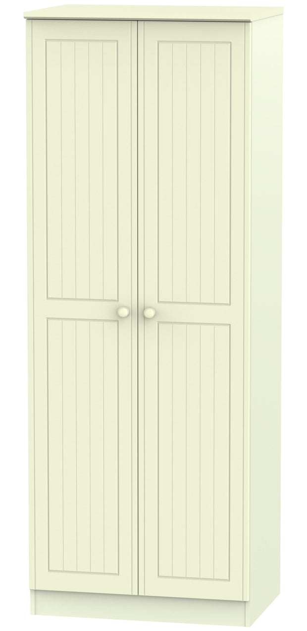 Warwick 2 Door Tall Plain Wardrobe