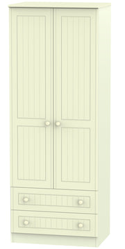 Warwick 2 Door 2 Drawer Tall Wardrobe