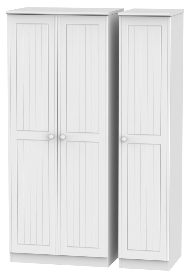 Warwick 3 Door Plain Wardrobe