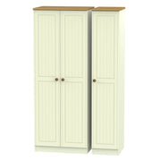 Warwick 3 Door Tall Plain Wardrobe