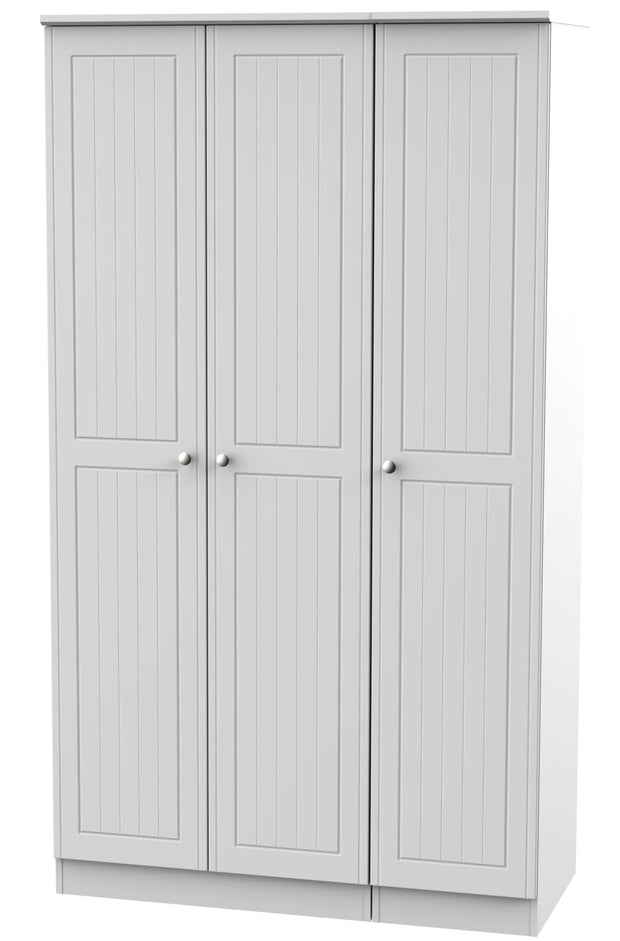 Warwick 3 Door Tall Plain Wardrobe