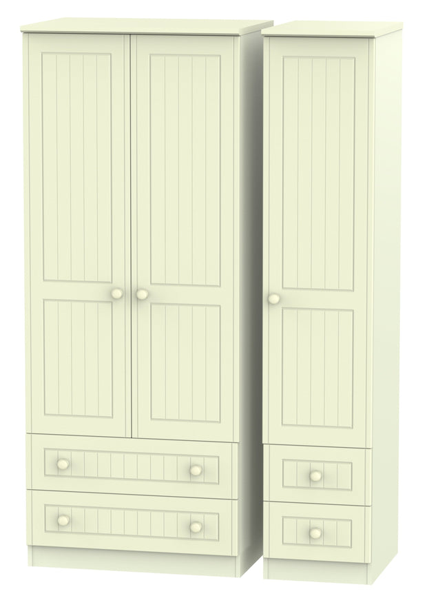 Warwick 3 Door 4 Drawer Wardrobe