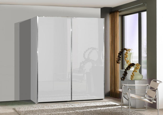 Wiemann Miami Plus 2 Door with Mirror Wardrobe in White