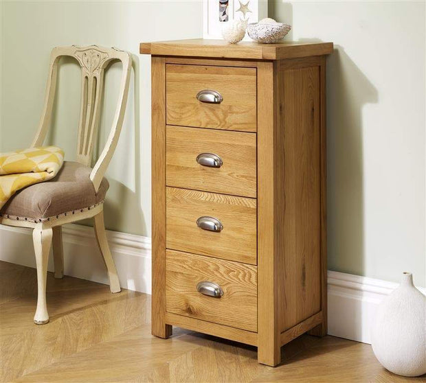 Woburn 4 Drawer Narrow Chest Of Drawers