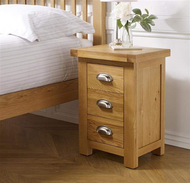 Woburn Small 3 Drawer Bedside Table