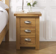 Woburn Small 3 Drawer Bedside Table