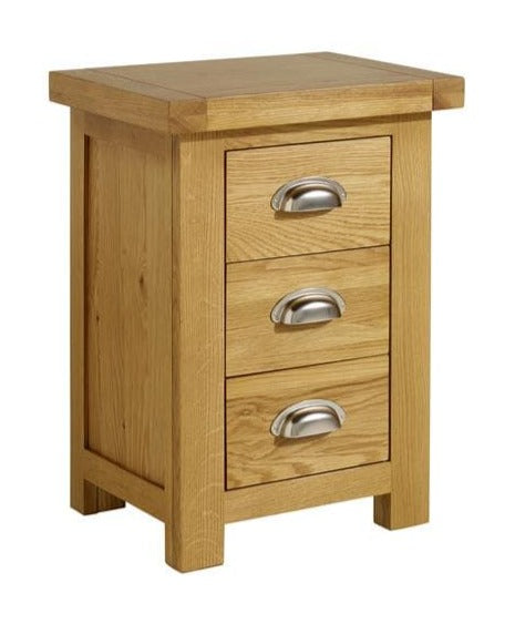 Woburn Small 3 Drawer Bedside Table