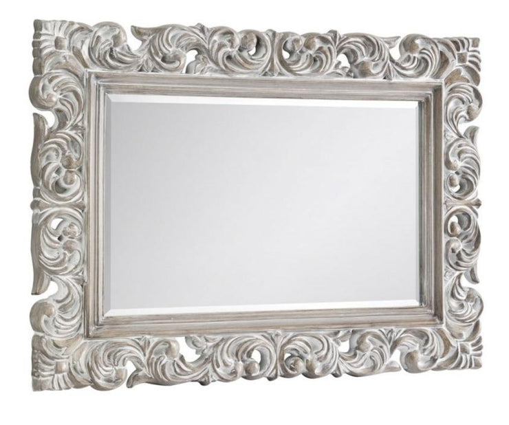 Baroque Distressed Wall Mirror