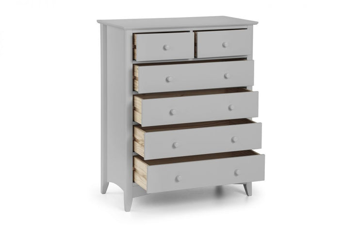 Cameo 4+2 Drawer Chest Of Drawers - Dove Grey
