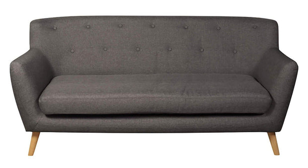 Eton Grey Fabric 3 Seater Sofa