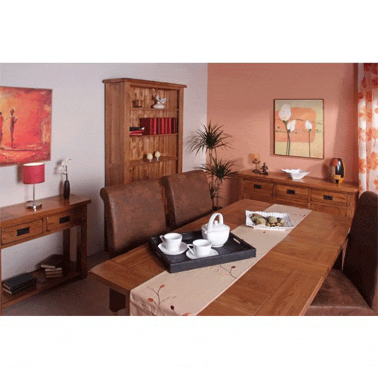 Rustic Oak Wall Mirror 130cm x 90cm