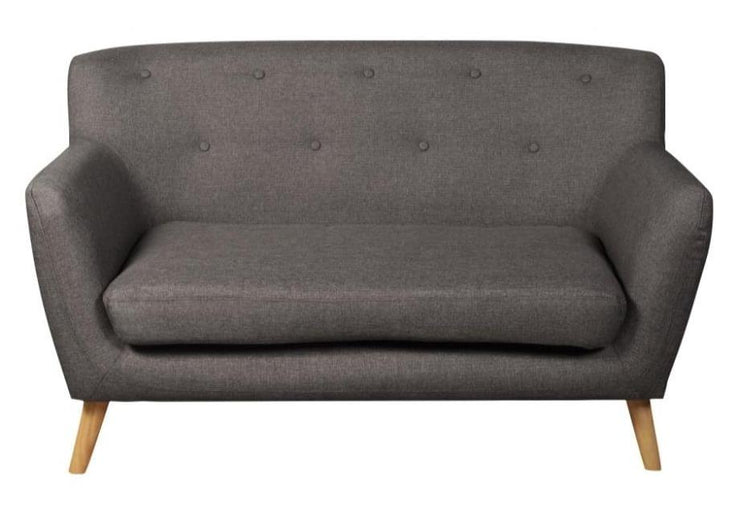 Eton Grey Fabric 2 Seater Sofa