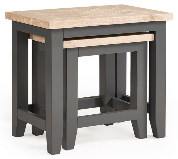 Bordeaux Nest of Tables - Dark Grey