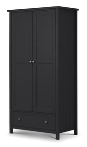 Maine 2 Door Combination Wardrobe - Anthracite