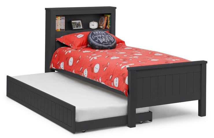 Maine Bookcase Bed - Anthracite