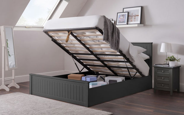 Maine Storage Ottoman Bed - Anthracite