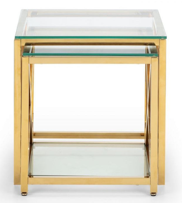 Miami Nest Of Tables - Gold