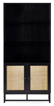 Padstow Tall Bookcase - Black