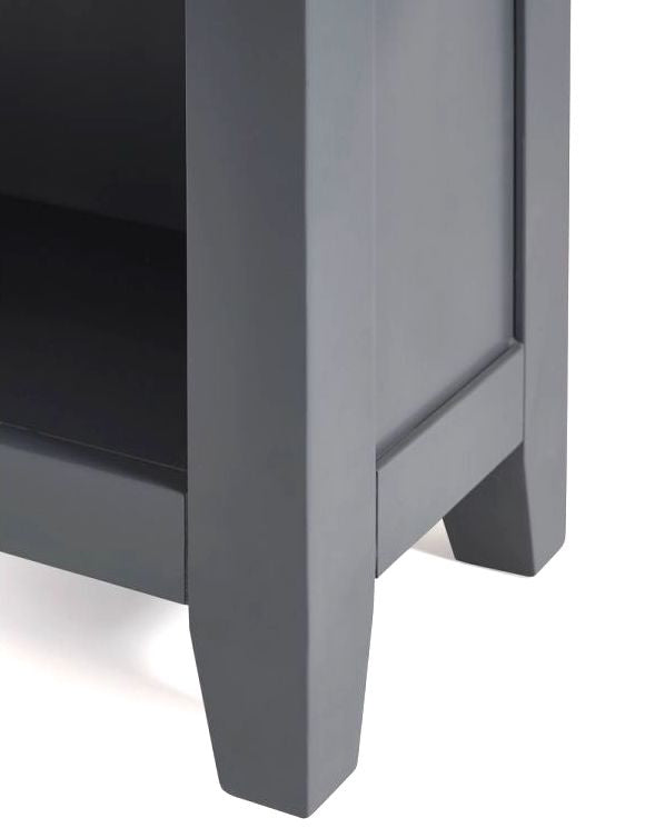 Bordeaux Tall Bookcase - Dark Grey