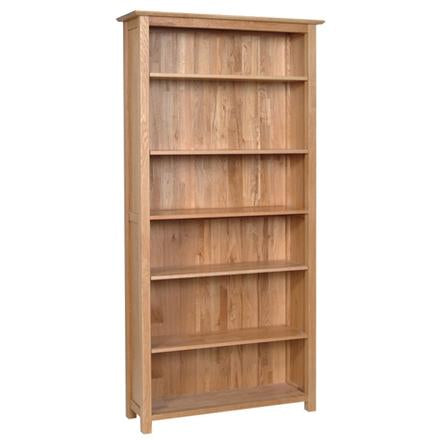 New Oak 6ft Bookcase