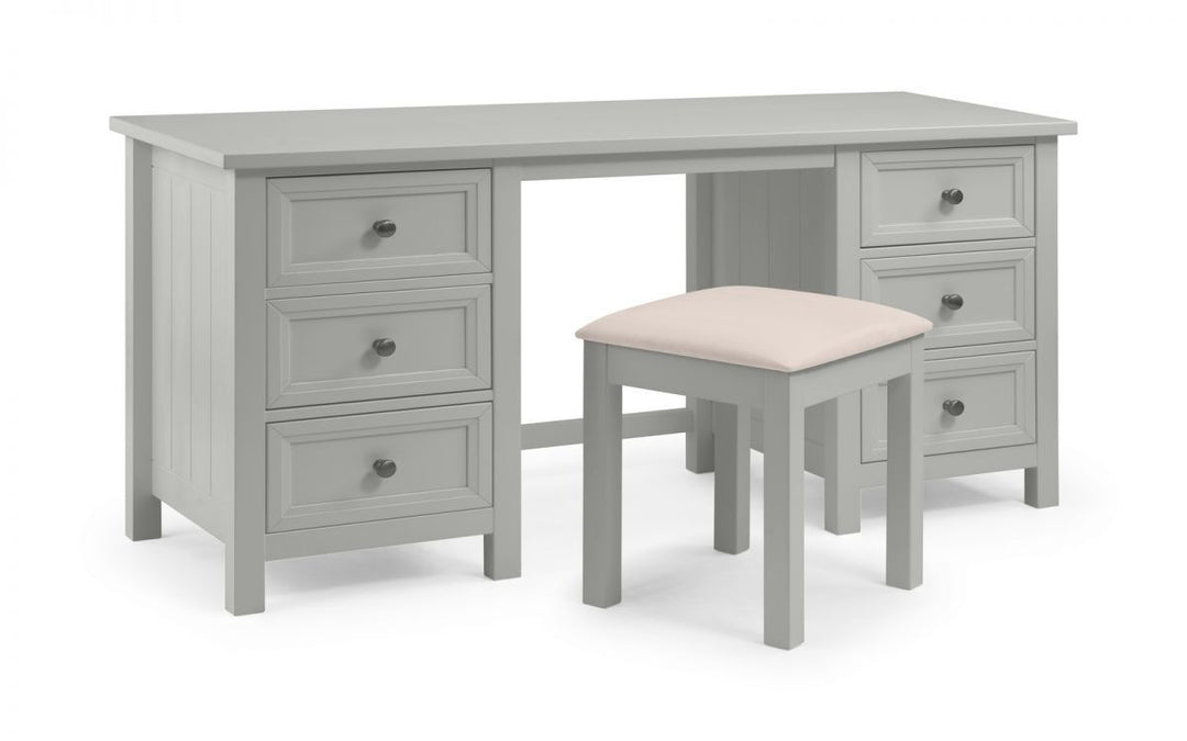 sachin and babi light blue dress Loire Two Tone Dressing Table Set in Grey and Oak