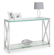 Miami Console Table - Silver