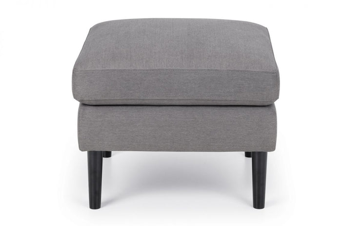 Monza Ottoman - Mid-Grey Linen