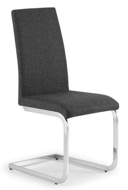 Roma Fabric Cantilever Dining Chair