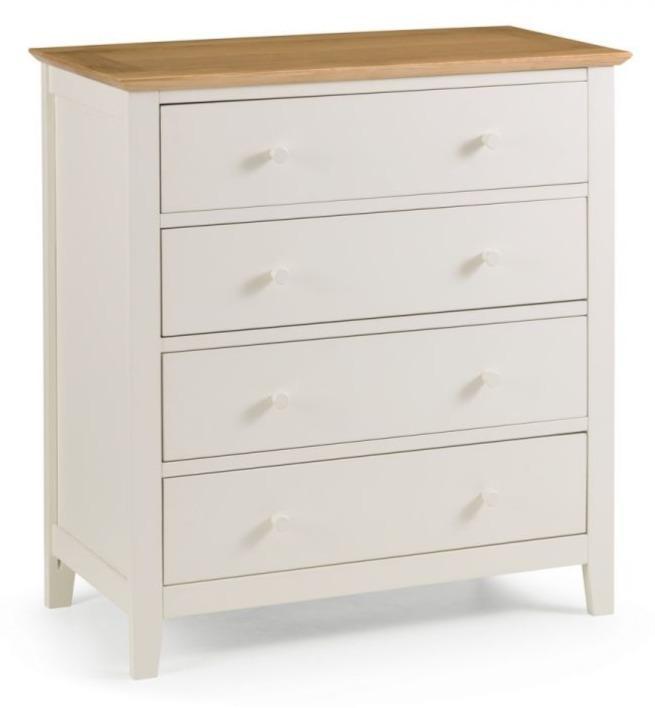 Salerno 2-Tone 4 Drawer Chest Of Drawers