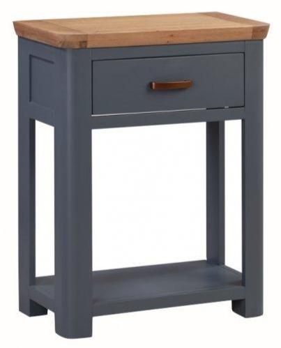 Treviso Midnight Blue Small Console with Drawer