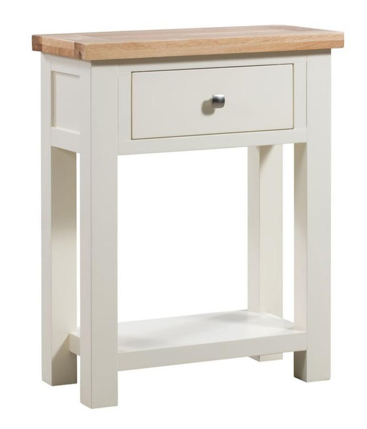 Dorset Painted Oak Console Table with 1 Drawer